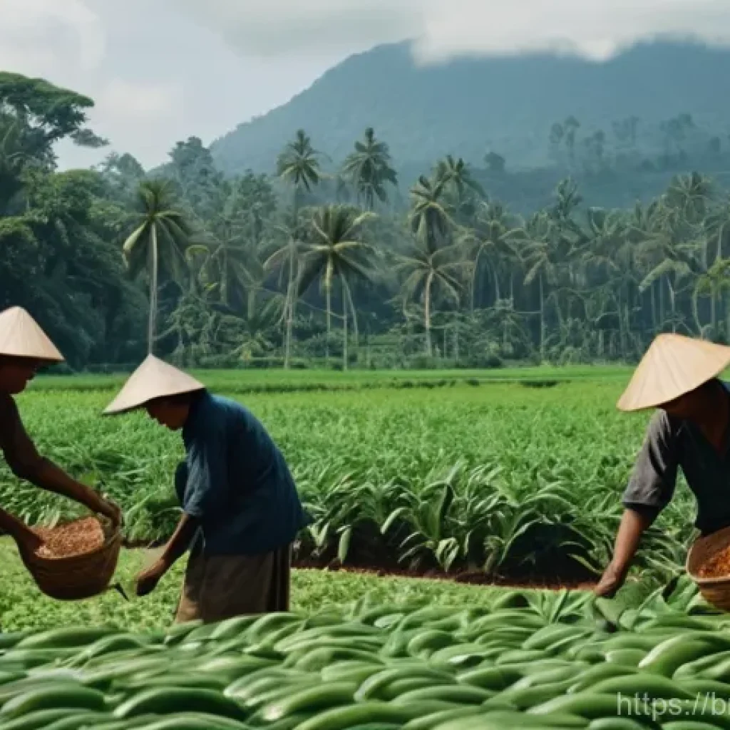 인도네시아의 독립 역사 - **Prompt:** A vivid historical illustration depicting a scene from Dutch colonial Indonesia during t...